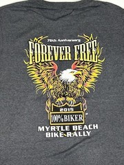 Myrtle Beach Bike Rally 2015 75th Anniversary Tank Top Men’s XL Biker Harley