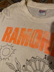 Vintage 80s 90s RAMONES shirt Rockaway Beach XL Punk