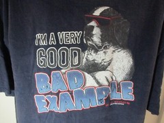 BIG DOGS T-shirt 2XXL – I’m a Very Good Bad Example – Navy, Discolored (2013)