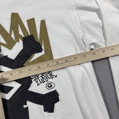 Vintage Stussy Shirt Mens XL White Long Sleeve Old Skool Flavor Graphic 90s
