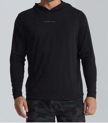 Municipal Men’s Sport Utility Long Sleeve Hooded T-Shirt Black XL NEW W/TAGS