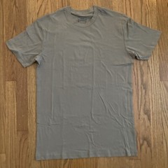 True Classic Premium Quality Crew Neck Tee T Shirt Mens MILITARY BEIGE SMALL S