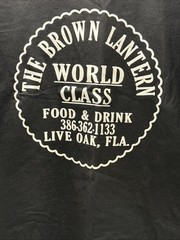 Gildan T-Shirt XL “The Brown Lantern” Food & Drink Live Oak, Florida