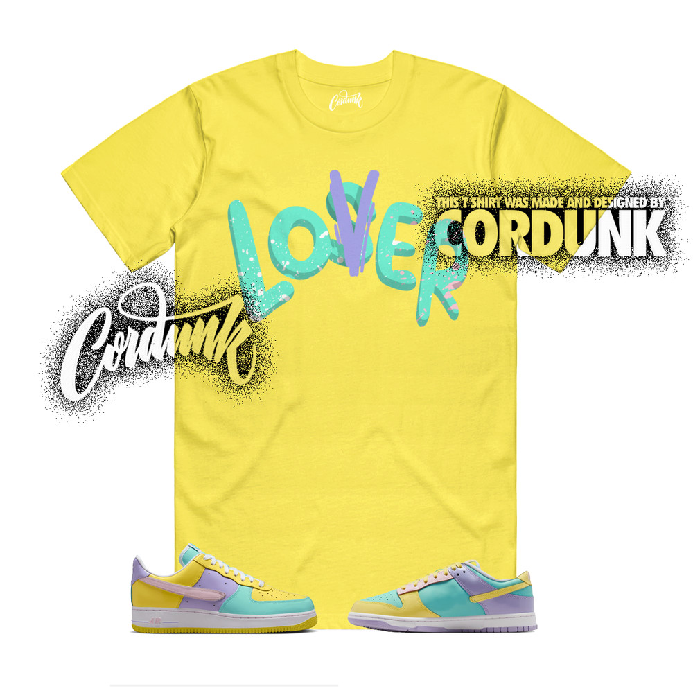 Dunk Easter Air Force 1 Emerald Rise Yellow Pink Foam Low T Shirt Match LO