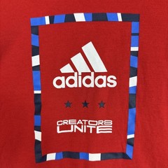 Adidas The Go To Performance T-Shirt Mens XL Red Logo Climalite Short Sleeve