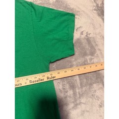 Fruit of the Loom T-Shirt Mens Large Green Bird Free Graphic Religious Quote