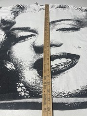 Vintage 90’s Marilyn Monroe Big Face Front And Back All Over Print AOP Size XL