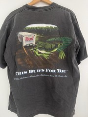 Faded Out Vintage 1995 Budweiser Frogs graphic T-shirt Size XL Changes Tag
