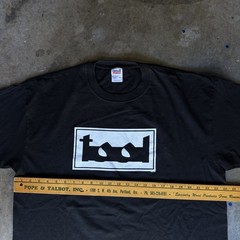 Vintage Y2K Tool T-Shirt Size XL Flaming Eye Skull Fetus Band 2002