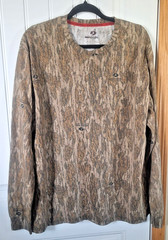 Mossy Oak Men’s Camo Long Sleeve Shirt Size M Hunting Outdoor