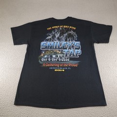Bike Week Shirt Mens Large Black Wolf Eagle Native American Motorcycle Biker