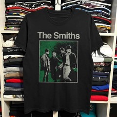 The Smiths Band Manchester 1982 Unisex Black Cotton T-shirt S-5XL