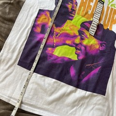 2Pac T-Shirt Mens Size Medium White Keep Ya Head Up Graphic Rap Hip Hop 2023