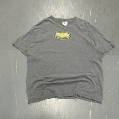 Vintage Nike Sports T-Shirt Mens Large Grey Oval Graphic Classic Logo Tee