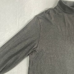 Roundtree & Yorke Mens XL Seamless Neck Turtleneck Shirt Long Sleeve Grey New