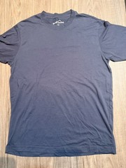 Eddie Bauer Mens Navy Blue Short Sleeve T-Shirt Size Medium solid