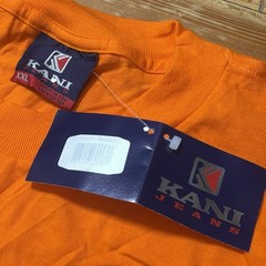 Vintage 90s Karl Kani Shirt Size 2XL Streetwear Hip Hop Signature Metallic NWT