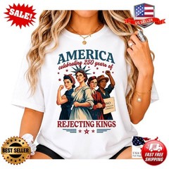 Feminist Patriot Shirt Human Rights Freedom America 250 Graphic Tee