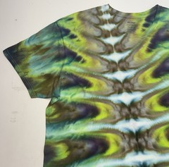 Handmade Ice Tie Dye Unisex Adult T-Shirt Size XL Multicolor Tee NEW
