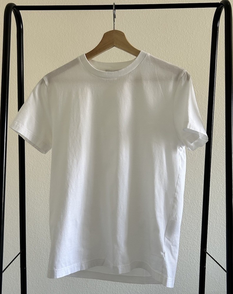Prada Milano White T Shirt Mens Small Cotton Minimal Luxury Italy Tee