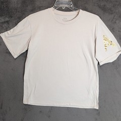 Armani Exchange Shirt Adult Large Beige Graphic Gold Logo Classic Designer SS
