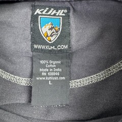 Kuhl Shirt Mens Large Kommando Crew 100% Cotton Long Sleeve Pocket Outdoor Men L
