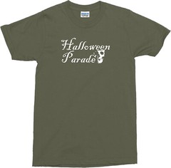 Halloween Parade T-Shirt – Skull, Ghosts, S-XXL