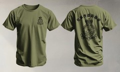 Rare Royal Hong Kong Defence Force British Army Heritage T-Shirt
