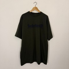 Vintage 90s Timberland Boots Baggy Oversized Tee Shirt Hip Hop Rap Streetwear