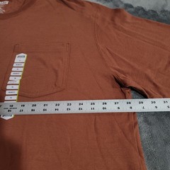 Duluth Trading Shirt Men XXL Brown Longtail Relaxed Fit Pocket Tee Work NWT