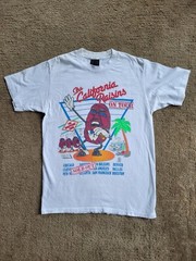 Vintage Cali. Raisin Tee Mint 1987 Touch Of Gold Large White!