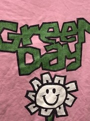 RARE Pink Green Day Official Merchandise Festival Pullover Men’s M Shirt Punk