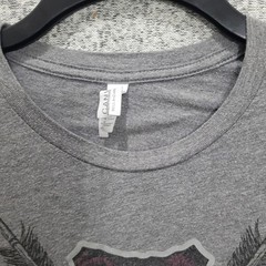 Texas AM Bella Canvas Grey T-Shirt My Rock Salvation Psalm 62:6 Aggies Mens L