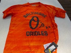 NWT Under Armour loose fit Heat Gear T, men’s S, Orioles, Anti Odor, $45, orange