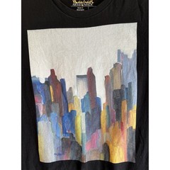 Rayhart Manhattan”Artist made Unisex Tee 100% combed ring spun cotton Sz-M
