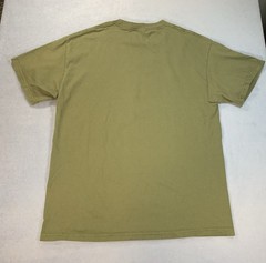 Vintage Y2K 2004 Green Day Punk Heart Grenade Logo Green Mens T Shirt Size S/M