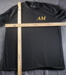 Arctic Monkeys AM Shirt Mens XL Black Long Sleeve British Rock Band Tee Tour