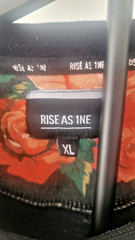 Guns N’ Roses “Rise As 1ne and For All” Tour T Black Bleach Wash Unisex Size XL