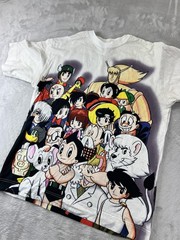 Vintage Osamu Tezuka Manga Museum Shirt Mens Large Astro Boy Kimba Anime 90s Jap