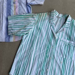 True Vintage Levis & Misc Button Up Shirts Lot of 7 DEFECTS STAINS SOLD AS IS