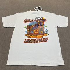 Senor Lopez Shirt Mens XL White Single Stich Travel Deadstock vtg 90s y2k