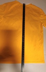 Black Pyramid Chris Brown Jersey T-Shirt Yellow White Japanese Patch Men’s Large