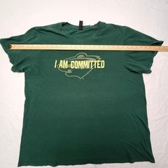 Minnesota Wilds I Am Committed The Comcert Tee District Green 2XL Pre-shrunk