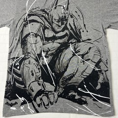 Batman Arkham Knight T Shirt Mens Size S Grey