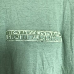 Night Addict Mens Tee-Shirt Green Short Sleeve Crew Neck Casual Pullover Size M