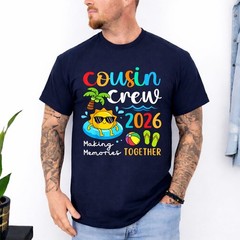 Cousin Crew 2026 Summer Vacation Beach Family Trips Matching T Shirts