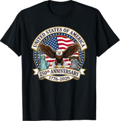 United States of America 250th Anniversary USA 250 Years T-Shirt