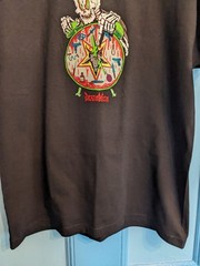 Deathwish Skateboards Skeleton T-shirt Large Streetwear EUC