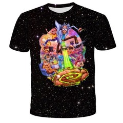 Funny Rick & Morty T-Shirt Double-Sided Unisex Adult Size Large Medium Small