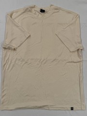 Stacy Adams Shirt Mens 2XL Cream Beige Ribbed Knit Short Sleeve Crewneck Casual